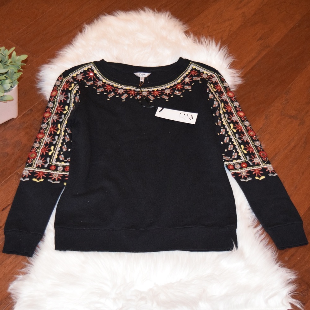 [Q&A] Navy Blue Sweatshirt XS NWT